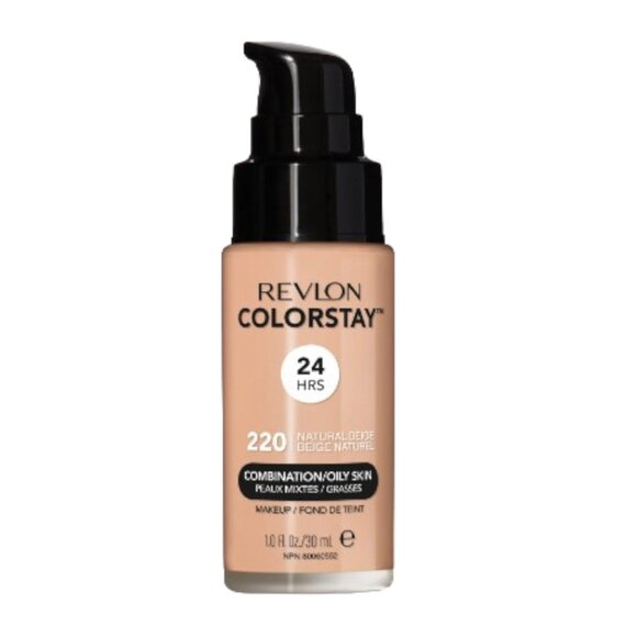 Revlon Color Stay Makeup for Combination/Oily Skin, 220 Natural Beige - Picture 3 of 4